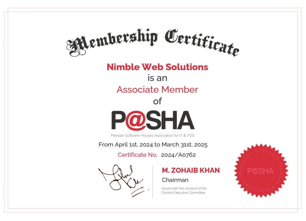 Nimble Web Solutions P@SHA 2024-25